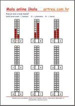 Radni listić iz matematike PDF Veće-manje - Brojimo do 20 - matematika 1. razred