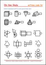 Radni listić iz matematike Geometrijska tijela