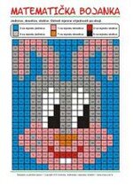 Radni listić iz matematike Matematička bojanka - Mjesne vrijednosti - Matematika 3. razred OŠ
