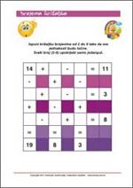 Brojevne križaljke - ispiši i riješi