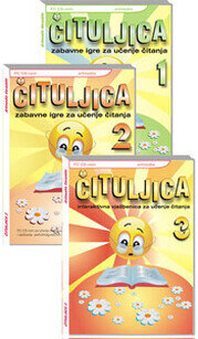 Čituljica - interaktivni CD za učenje čitanja, velikih i maslih tiskanih slova za djecu koja uče čitati ili djecu s poteškoćama kod čitanja.