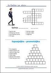 Prvi Maj Premetaljka / Križaljka za djecu Besplatna križaljka i premetaljka za djecu - Ispiši listić