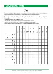 Nonogram - logičke zagonetke u slikama za djecu