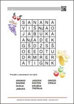 Osmosmjerke za djecu PDF Besplatne osmosmjerke za djecu u PDF obliku za ispisivanje