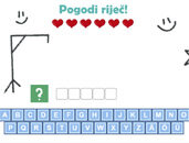 Igra vješala Online igra za djecu Online Igra vješala - Pogodi riječ igra za djecu