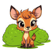 Bambi Online slagalica za djecu Besplatna Online Igra Puzzle za djecu