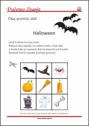 Halloween - Igra logike i čitanja s razumijevanjem - Početno čitanje, koncentracija i kritičko promišljanje