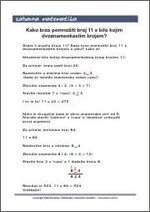 Množenje broja 11 i bilo kojeg dvoznamenkastog broja