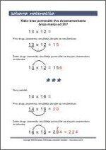 Množenje brojeva od 11 do 20 na lakši način